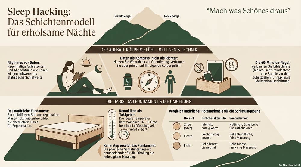 Grafik zum Thema Sleep Hacking